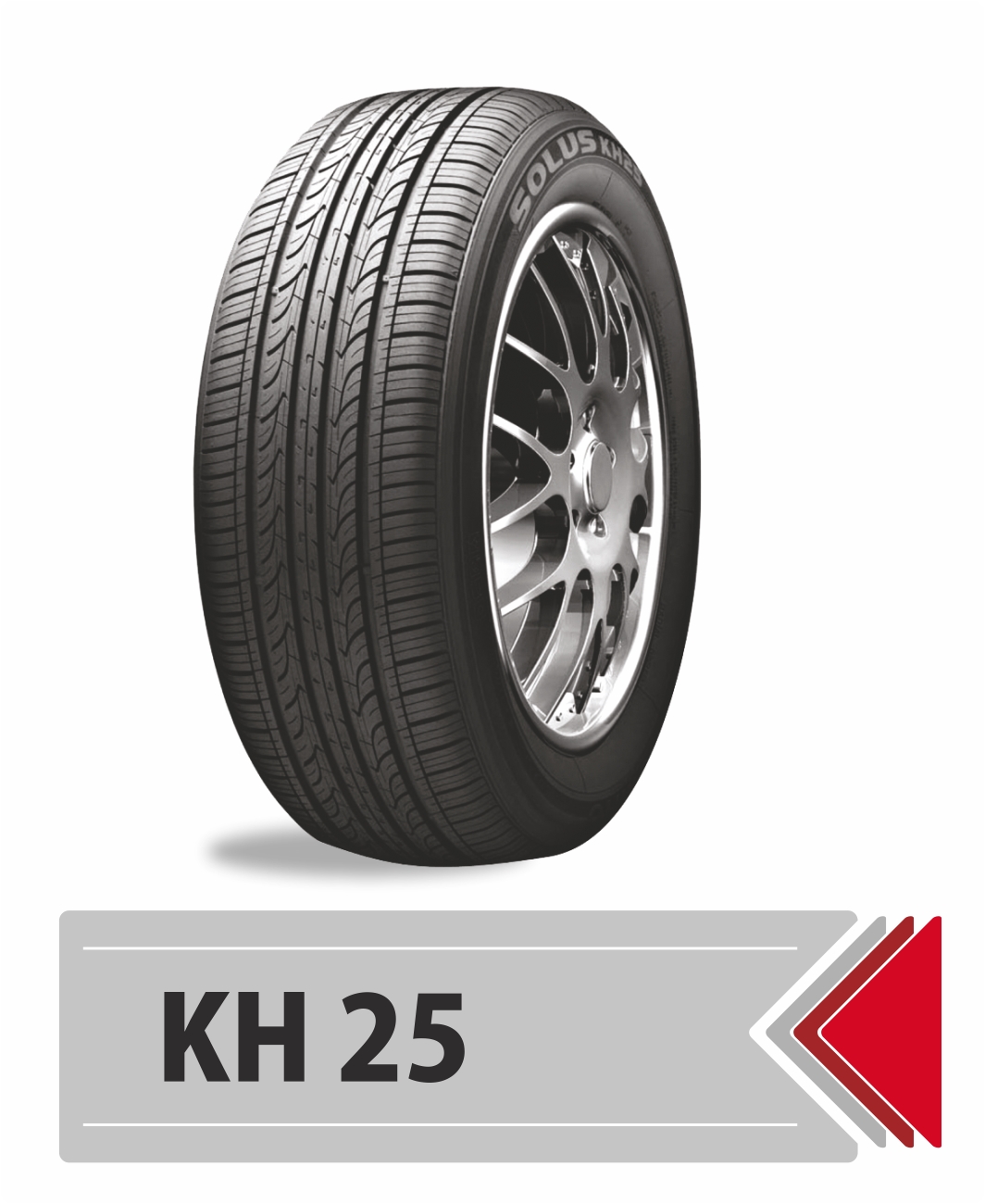 Kumho KH25  91 V FSL  (615 kg 240 km/h)  nyrigumi 205/55R17